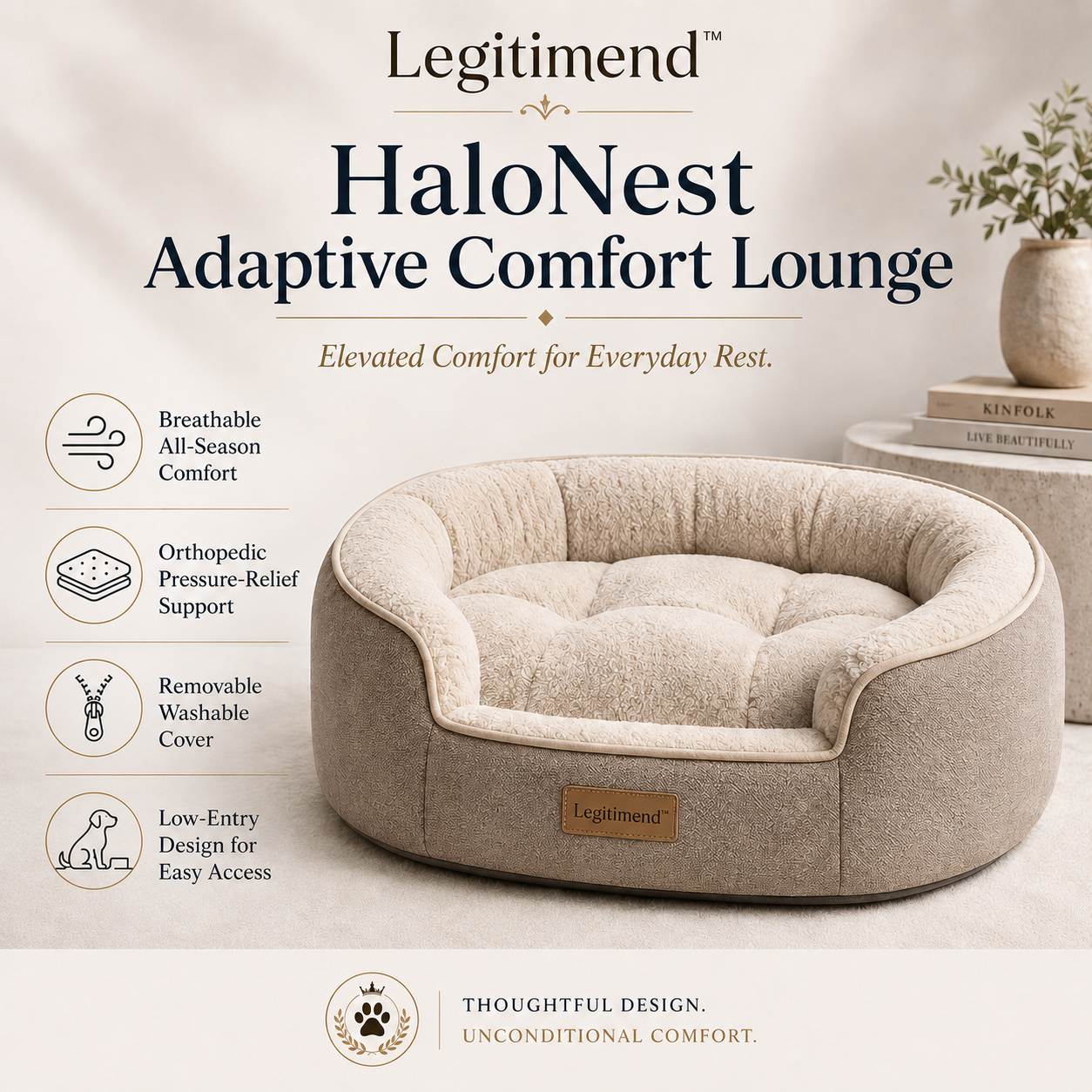 𝐋𝐞𝐠𝐢𝐭𝐢𝐦𝐞𝐧𝐝™ 𝐇𝐚𝐥𝐨𝐍𝐞𝐬𝐭 𝐀𝐝𝐚𝐩𝐭𝐢𝐯𝐞 𝐂𝐨𝐦𝐟𝐨𝐫𝐭 𝐋𝐨𝐮𝐧𝐠𝐞