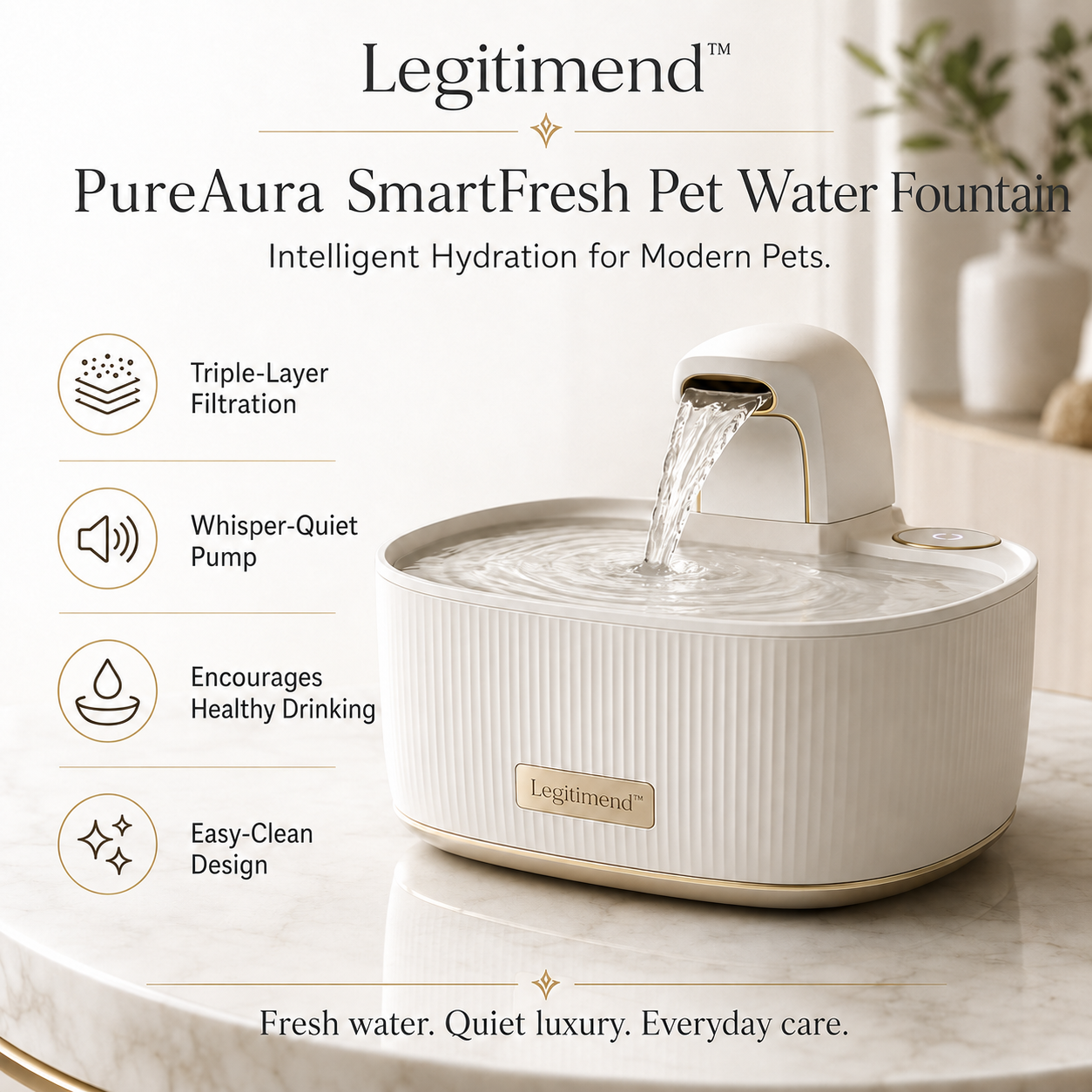 𝐋𝐞𝐠𝐢𝐭𝐢𝐦𝐞𝐧𝐝™ 𝐏𝐮𝐫𝐞𝐀𝐮𝐫𝐚 𝐒𝐦𝐚𝐫𝐭𝐅𝐫𝐞𝐬𝐡 𝐏𝐞𝐭 𝐖𝐚𝐭𝐞𝐫 𝐅𝐨𝐮𝐧𝐭𝐚𝐢𝐧