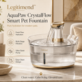 𝐋𝐞𝐠𝐢𝐭𝐢𝐦𝐞𝐧𝐝™ 𝐀𝐪𝐮𝐚𝐏𝐚𝐰 𝐂𝐫𝐲𝐬𝐭𝐚𝐥𝐅𝐥𝐨𝐰 𝐒𝐦𝐚𝐫𝐭 𝐏𝐞𝐭 𝐅𝐨𝐮𝐧𝐭𝐚𝐢𝐧